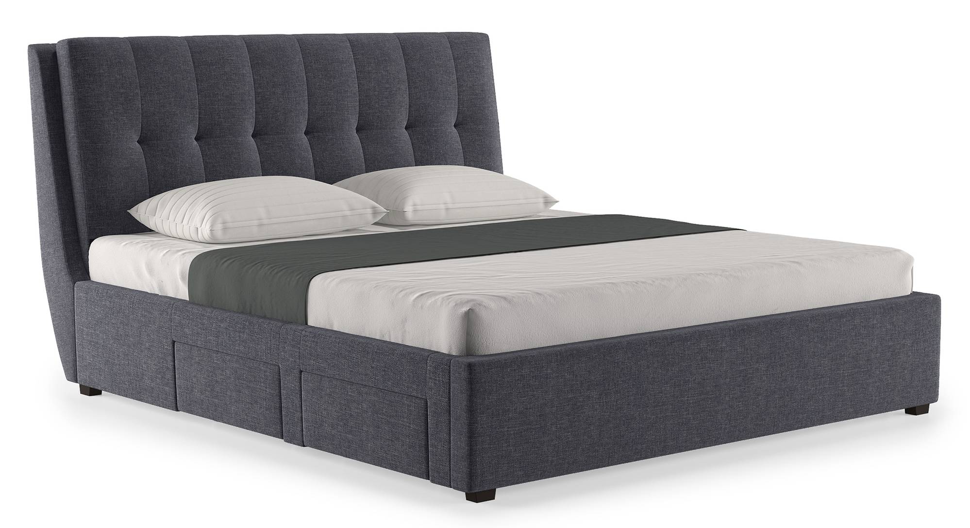 Bornholm Upholstered Storage Bed Urban Ladder