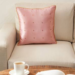 Cushion Cover Design Jaleb Chowk Cushion Cover (Pink, 41 x 41 cm  (16" X 16") Cushion Size)