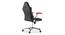 Mika Study Chair (Scarlet Red) by Urban Ladder - Rear View Design 1 - 314079