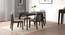 Galaxy Granite Top - Galatea 4 Seater Dining Table Set (American Walnut Finish) by Urban Ladder - Design 1 Full View - 314162