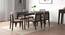 Galaxy Granite Top - Galatea 6 Seater Dining Table Set (American Walnut Finish) by Urban Ladder - Design 1 Full View - 314173