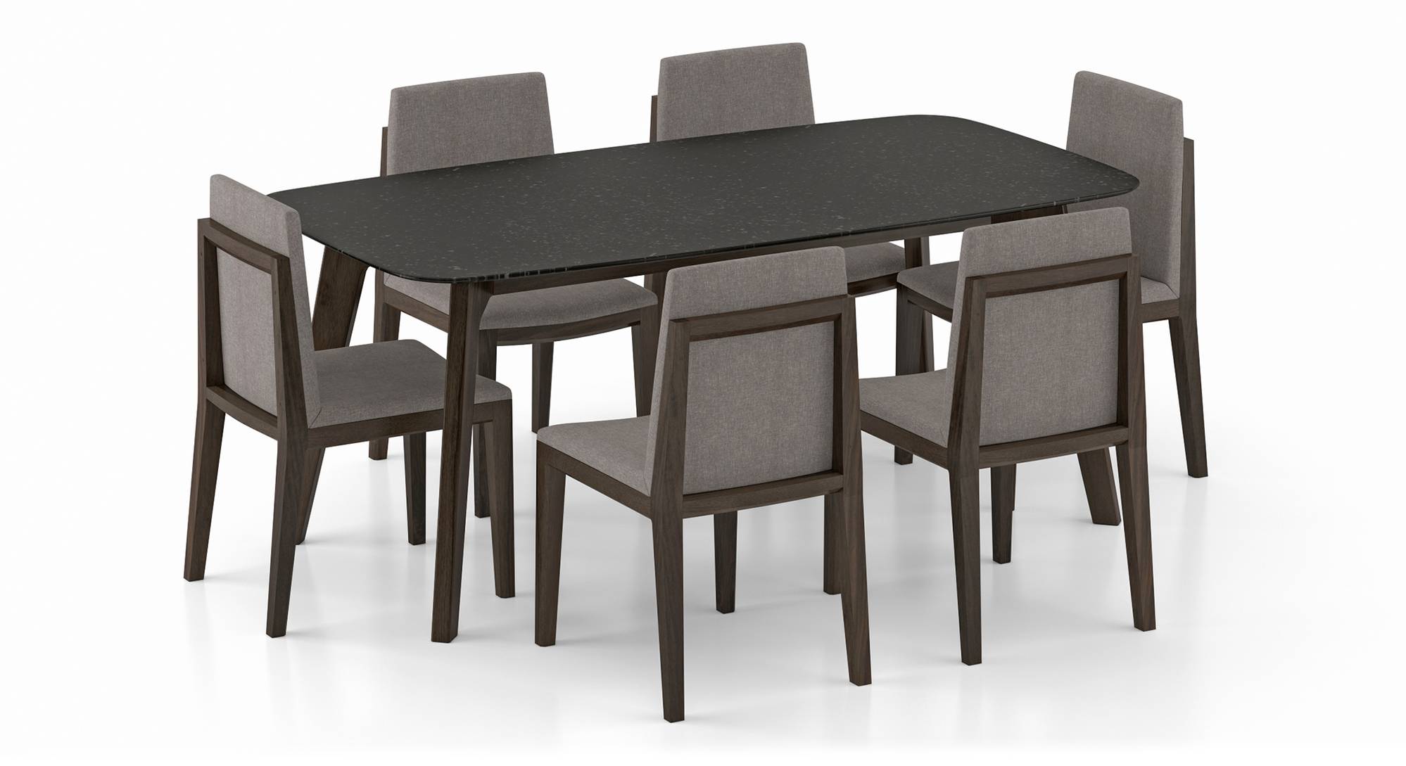 Galaxy Granite Top Galatea 6 Seater Dining Table Set Urban Ladder