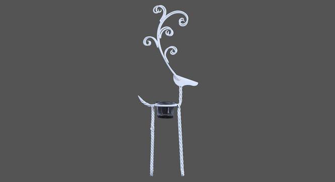 Carmen Candle Holder (White) by Urban Ladder - Front View Design 1 - 314199