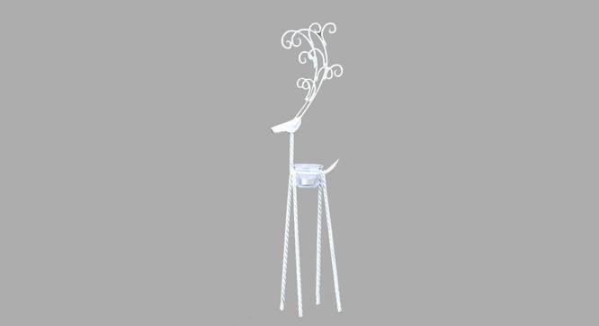 Carmen Candle Holder (White) by Urban Ladder - Front View Design 1 - 314203