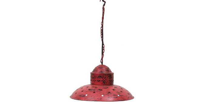 Ward Pendant Lamp (Red) by Urban Ladder - Front View Design 1 - 314227