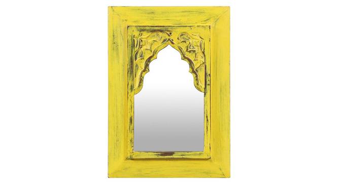 Cora Wall Mirror (Yellow) by Urban Ladder - Front View Design 1 - 314240