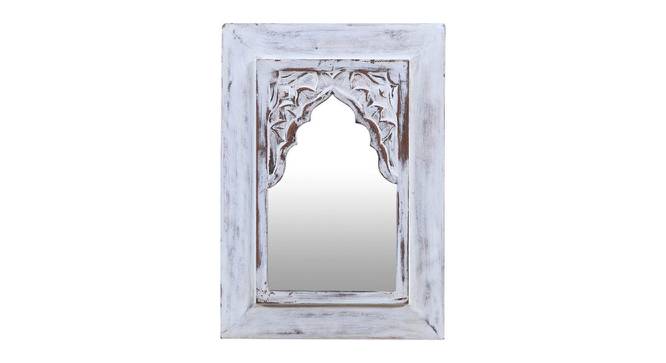 Cora Wall Mirror (White) by Urban Ladder - Front View Design 1 - 314246
