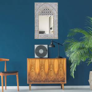 Natural Solid Wood Wall Mirror-image-8