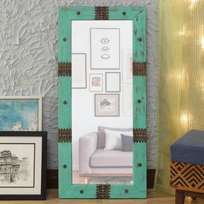 Wall Mirrors In Bangalore Design Teal Solid Wood Wall Mirror