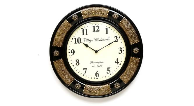 Bohr Wall Clock (Brass) by Urban Ladder - Front View Design 1 - 314303