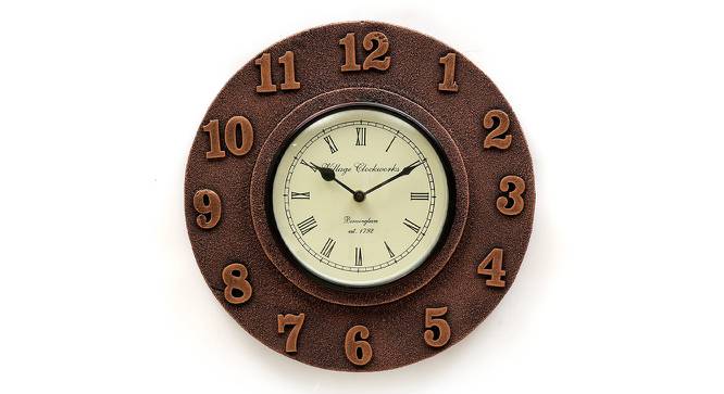 Rovelli  Wall Clock (Brown) by Urban Ladder - Front View Design 1 - 314343