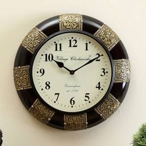 Wall Clocks Design Brass Solid Wood Wall Clock