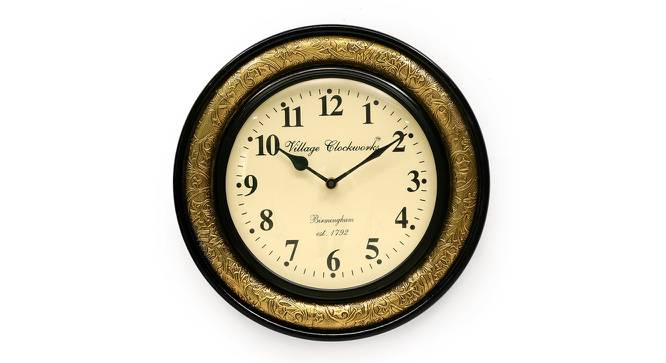 Weinburg  Wall Clock (Brass) by Urban Ladder - Front View Design 1 - 314368