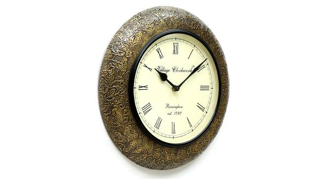 Arnold  Wall Clock (Brass) by Urban Ladder - Design 1 Side View - 314379