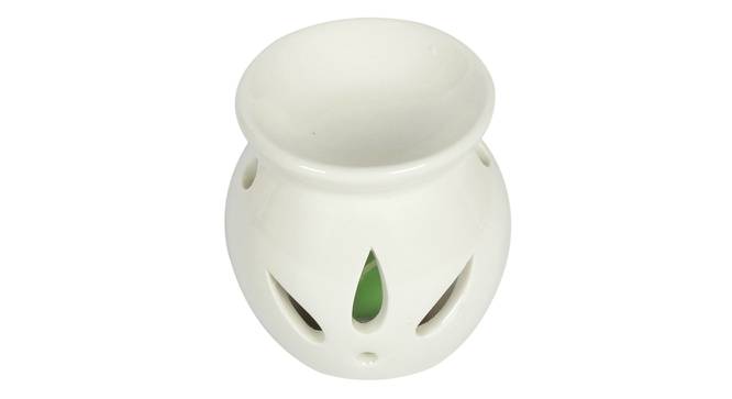 Warnia Candle Holder (White) by Urban Ladder - Design 1 Side View - 314492