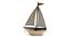 Sally Boat Showpiece (Gold) by Urban Ladder - Front View Design 1 - 314682