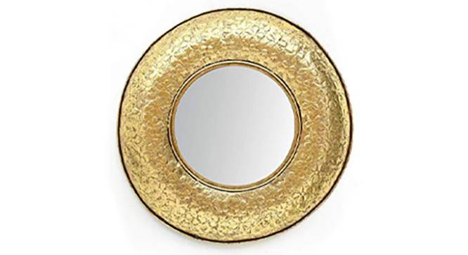 Hamlet Wall Mirror (Gold) by Urban Ladder - Front View Design 1 - 314814