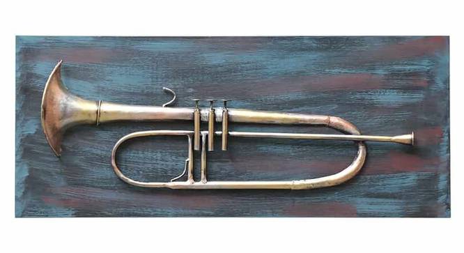 Trumpet Wall Decor by Urban Ladder - Design 1 Side View - 314866