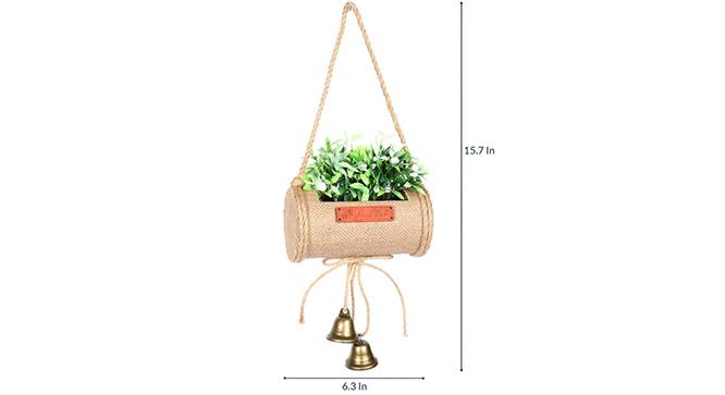 Fera Pink Artificial Plant (White) by Urban Ladder - Design 1 Side View - 315238