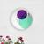 Circleoflife purple wall plate lp