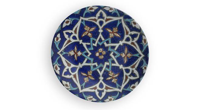 Demet Wall Plate (Round Shape, 20 x 20 cm (8" x 8") Size) by Urban Ladder - Front View Design 1 - 315386
