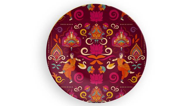 Indra Wall Plate (Round Shape, 20 x 20 cm (8" x 8") Size) by Urban Ladder - Front View Design 1 - 315411