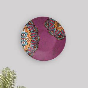 The Quirk India Design Multi Coloured Ceramic Wall Plate