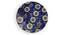 CObalt Pottery Wall Plate (Round Shape, 20 x 20 cm (8" x 8") Size) by Urban Ladder - Front View Design 1 - 315448
