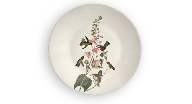 Humming Birds Wall Plate (Round Shape, 20 x 20 cm (8" x 8") Size) by Urban Ladder - Front View Design 1 - 315459