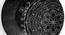 Mandala Black Wall Plate (Round Shape, 20 x 20 cm (8" x 8") Size) by Urban Ladder - Design 1 Side View - 315481