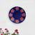 Floral halo wall plate lp