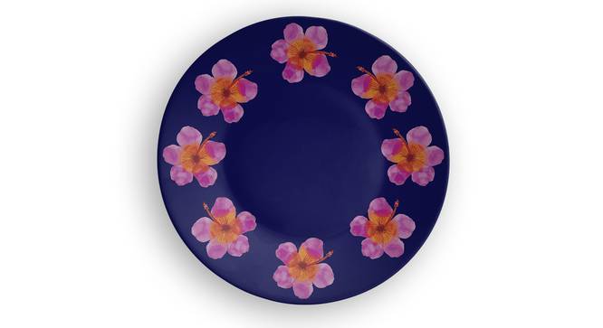 Floral Halo Wall Plate (Round Shape, 20 x 20 cm (8" x 8") Size) by Urban Ladder - Front View Design 1 - 315550