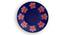 Floral Halo Wall Plate (Round Shape, 20 x 20 cm (8" x 8") Size) by Urban Ladder - Front View Design 1 - 315550