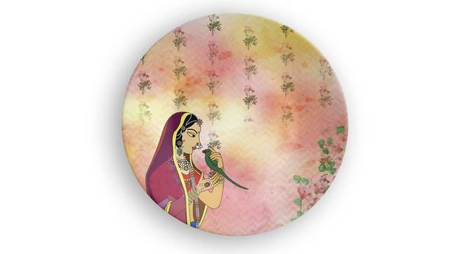 Jodha Wall Plate (Round Shape, 20 x 20 cm (8" x 8") Size) by Urban Ladder - Front View Design 1 - 315613