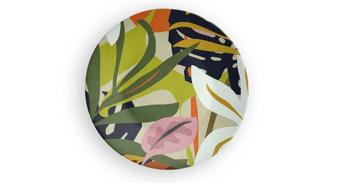 Lush Garden Wall Plate (Round Shape, 20 x 20 cm (8" x 8") Size) by Urban Ladder - Front View Design 1 - 315620