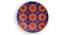 Purple Paradise Wall Plate (Round Shape, 20 x 20 cm (8" x 8") Size) by Urban Ladder - Front View Design 1 - 315649