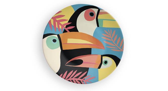 Penguins of Madagascar Wall Plate (Round Shape, 20 x 20 cm (8" x 8") Size) by Urban Ladder - Front View Design 1 - 315669