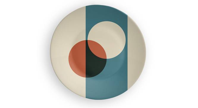 Within the Circle Wall Plate (Round Shape, 20 x 20 cm (8" x 8") Size) by Urban Ladder - Front View Design 1 - 315691