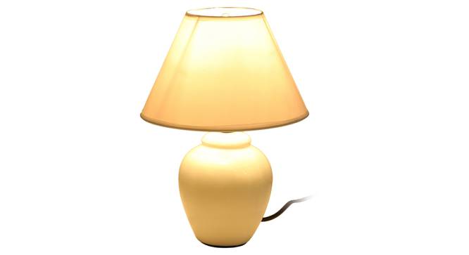 Miray Table Lamp (White Finish) by Urban Ladder - Front View Design 1 - 315953