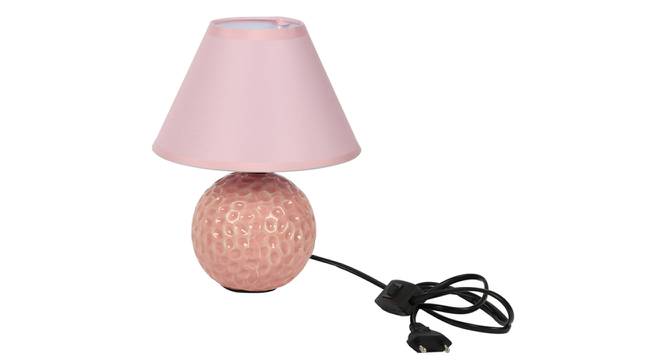 Azra Table Lamp (Pink Finish) by Urban Ladder - Design 1 Side View - 315959