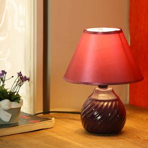 Table Lamps Decor Design Defne Table Lamp (Red Finish)