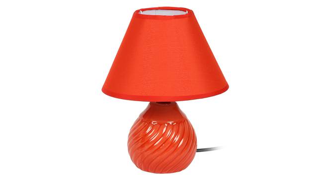 Defne Table Lamp (Red Finish) by Urban Ladder - Design 1 Side View - 315965