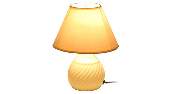 Defne Table Lamp (White Finish) by Urban Ladder - Front View Design 1 - 315967