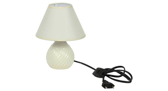 Defne Table Lamp (White Finish) by Urban Ladder - Design 1 Side View - 315968
