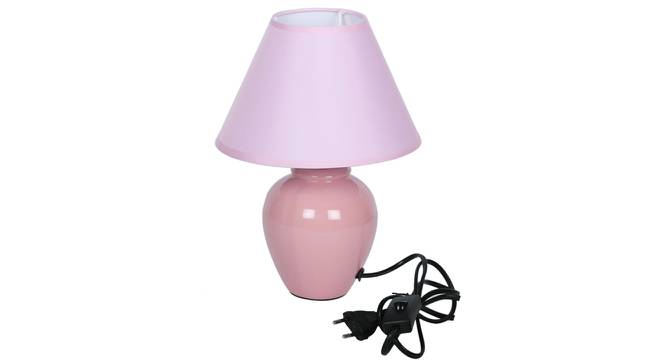 Nisanur Table Lamp (Pink Finish) by Urban Ladder - Design 1 Side View - 315974