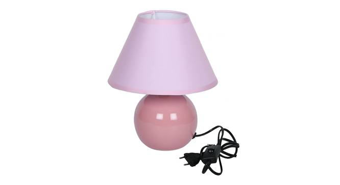 Rabia Table Lamp (Pink Finish) by Urban Ladder - Design 1 Side View - 315992