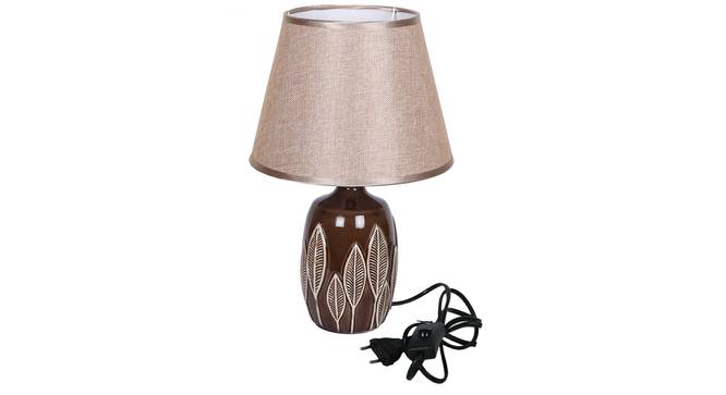 Beren Table Lamp (Brown Finish) by Urban Ladder - Design 1 Side View - 315998