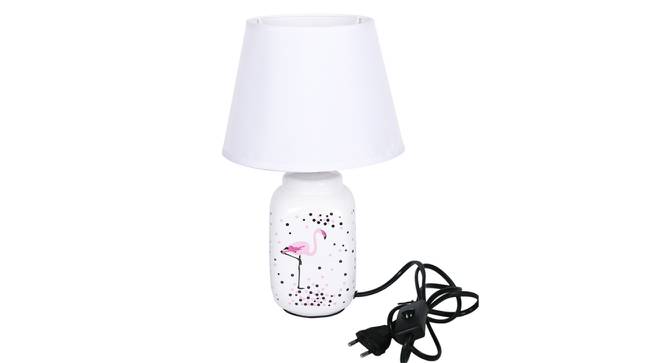 Ela Table Lamp (White Finish) by Urban Ladder - Design 1 Side View - 316004