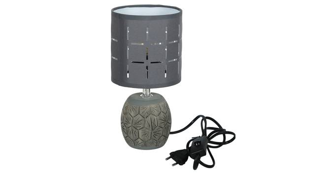 Sumeya Table Lamp (Grey Finish) by Urban Ladder - Design 1 Side View - 316016