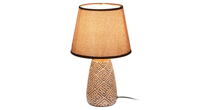 Betul Table Lamp (Brown Finish) by Urban Ladder - Front View Design 1 - 316030